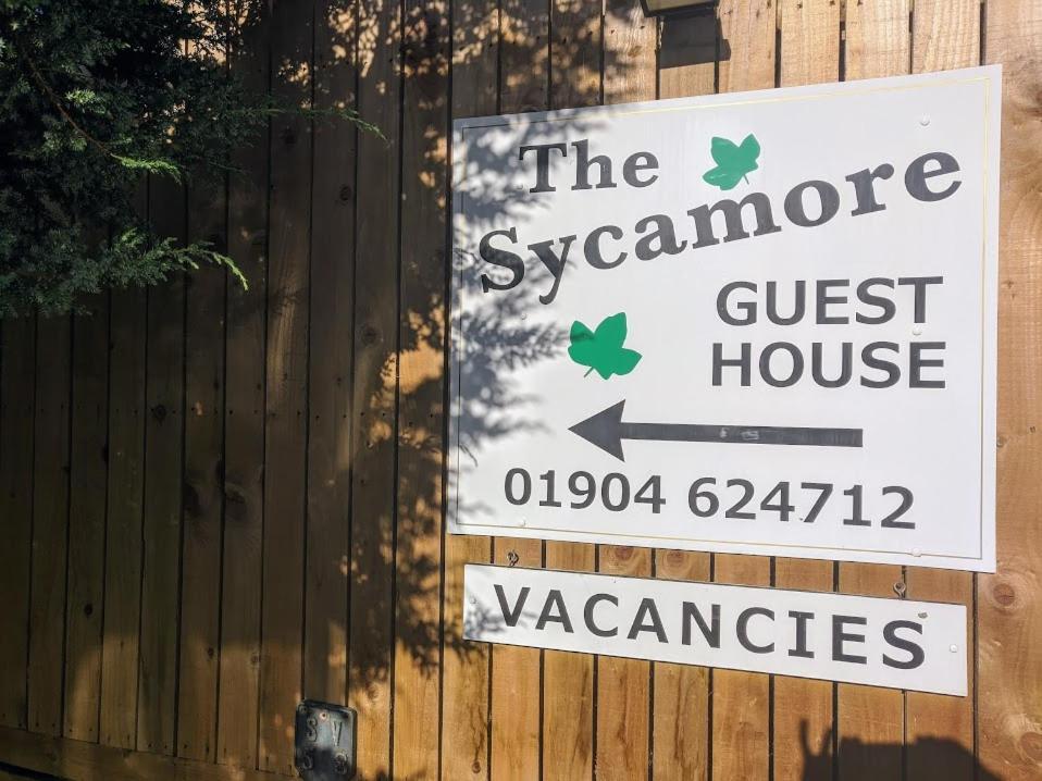 The Sycamore Guest House York Esterno foto